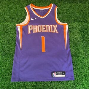Nike Purple Phoenix Suns Devin Booker #1 Swingman Jersey Size 44 Mens Medium
